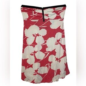 Roxy Cream and White Mini A-Line Skirt for Cocktail